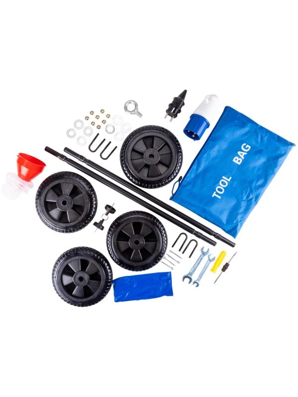 Генератор дизельный Foxweld D5500-1, 220 В, 5.5 кВт, 1ф, 1x16A + 1x32A, ручной/электростарт