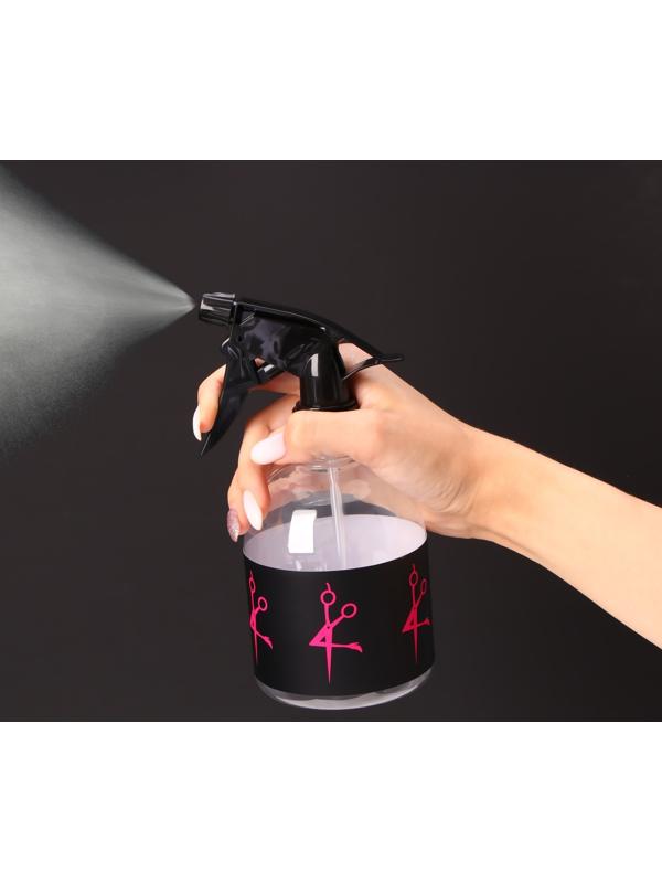 Распылитель парикмахерский «Girl», 500 мл, цвет прозрачный