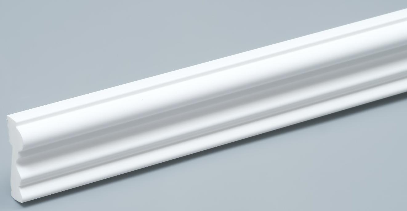 Молдинг настенно-потолочный под покраску 2 UHD 04/42 2000x42 мм