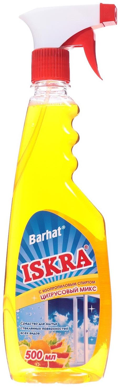 Средство для мытья стёкол, БАРХАТ ISKRA, 