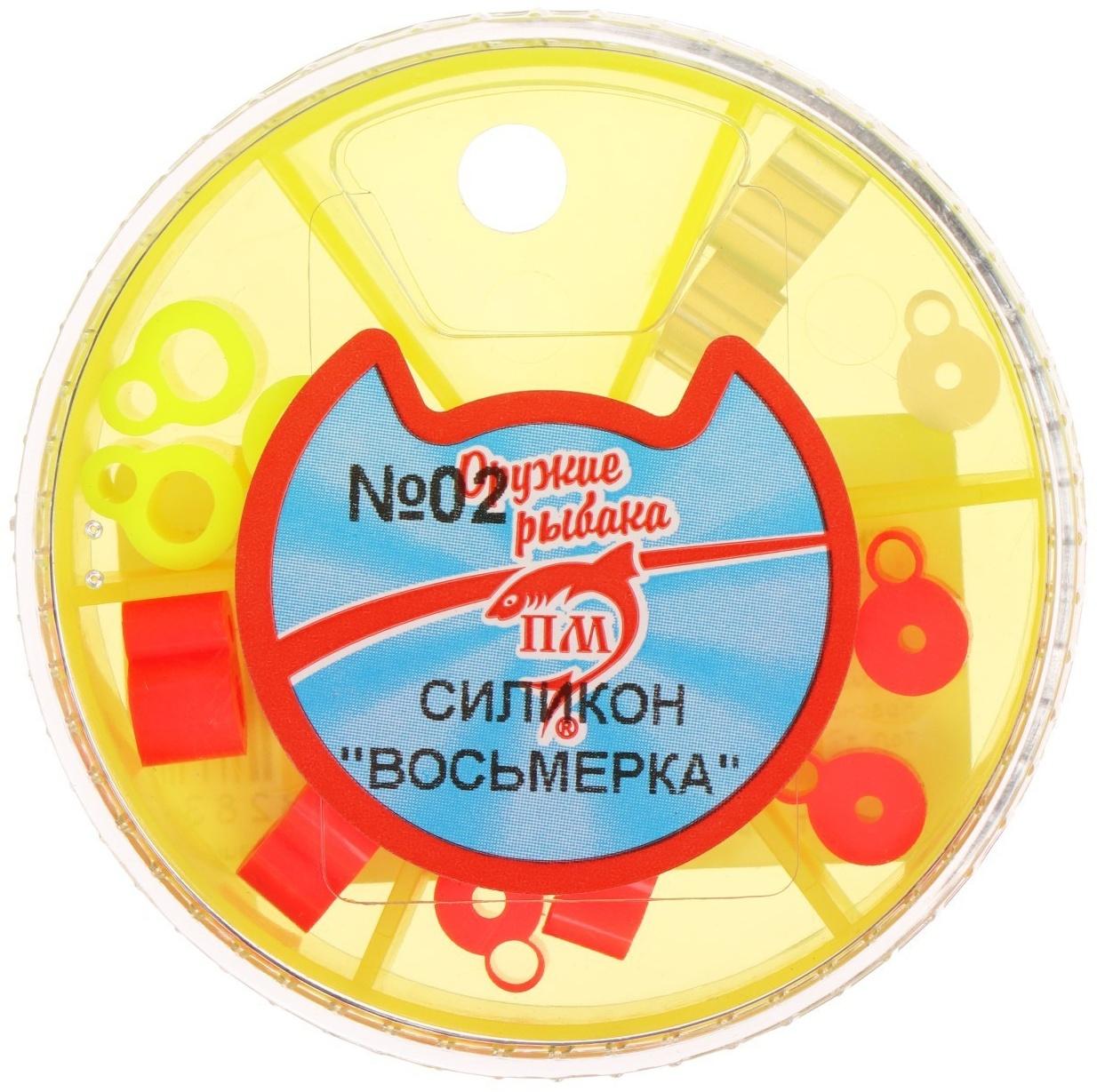 Набор силиконовых кембриков Пирс Мастер, Крепление сторожка №2 D 2.1 х 1.4-3.5 х 2.2, МИКС