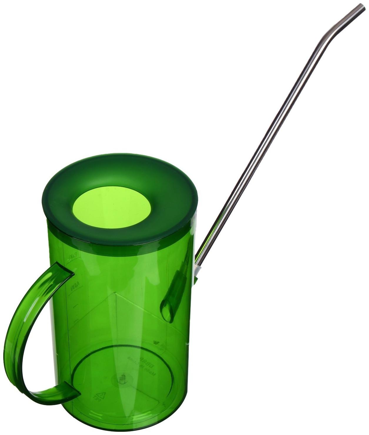 Лейка, 1 л, без рассеивателя, зелёная