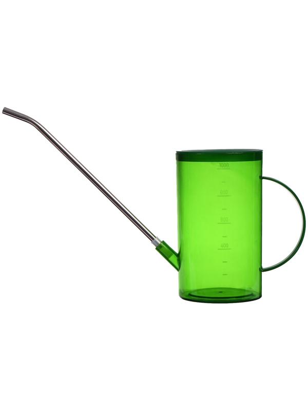 Лейка, 1 л, без рассеивателя, зелёная