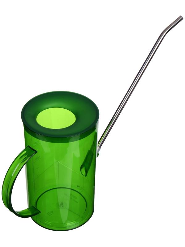 Лейка, 1 л, без рассеивателя, зелёная