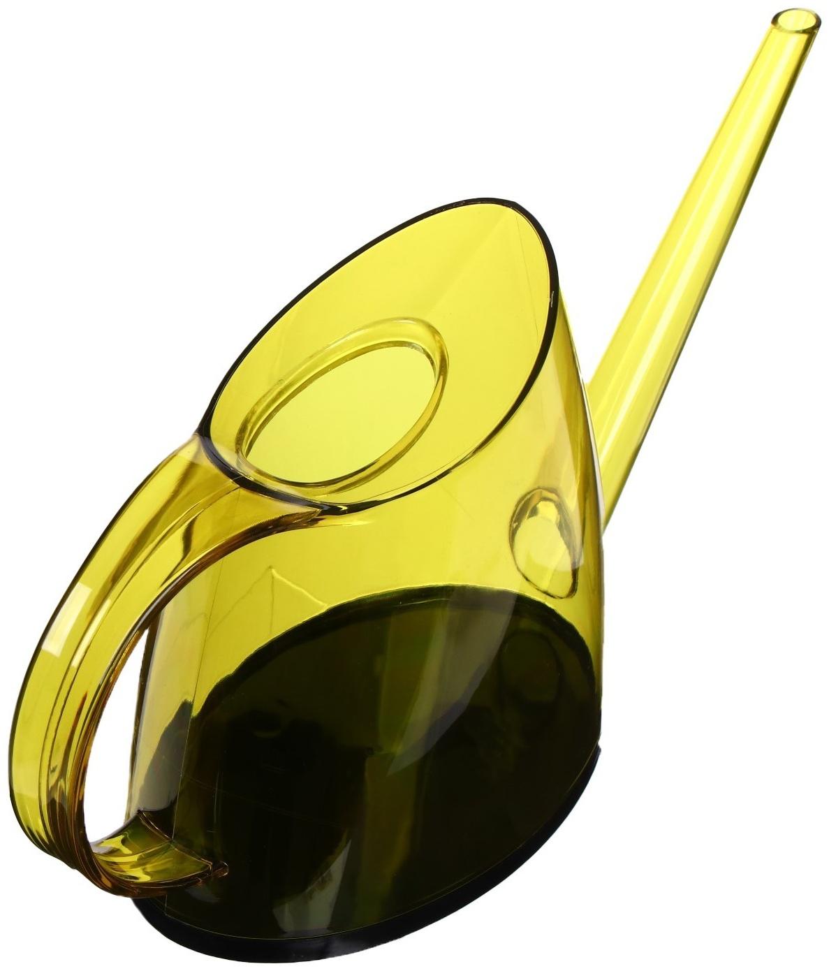 Лейка, 1,2 л, без рассеивателя, жёлтая