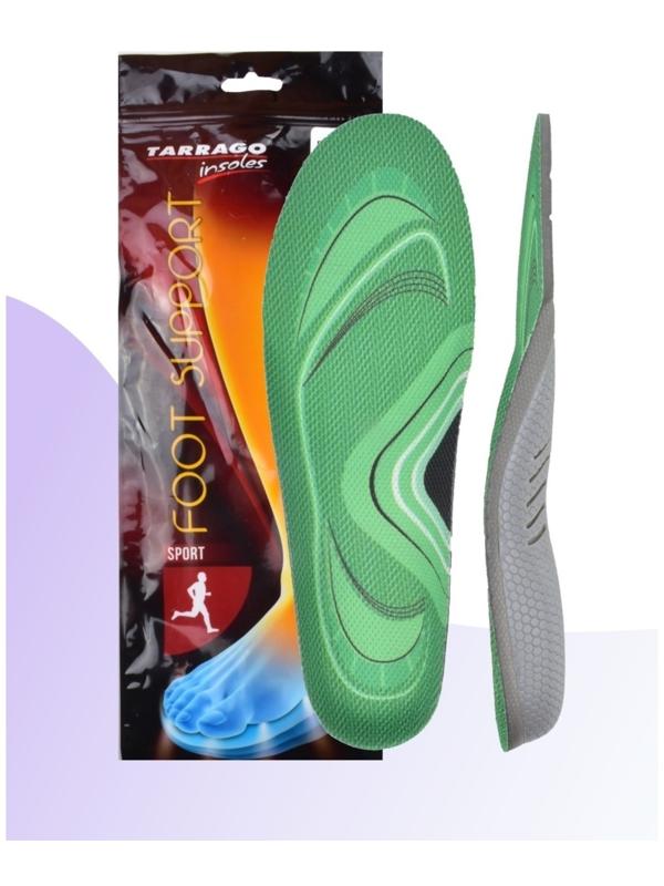 Стельки спортивные Tarrago Foot Support, анатомические, ткань, размер 38-39