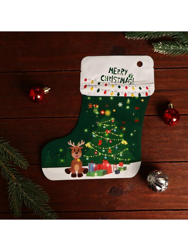 Пакет подарочный, с zip-lock застежкой 12 х 20,5 см