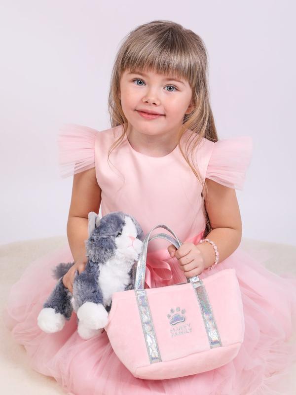 Котенок Пушистик 19см в сумке