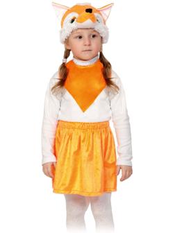 Карнавальный костюм «Лисичка», плюш лайт, рост 92-116 см