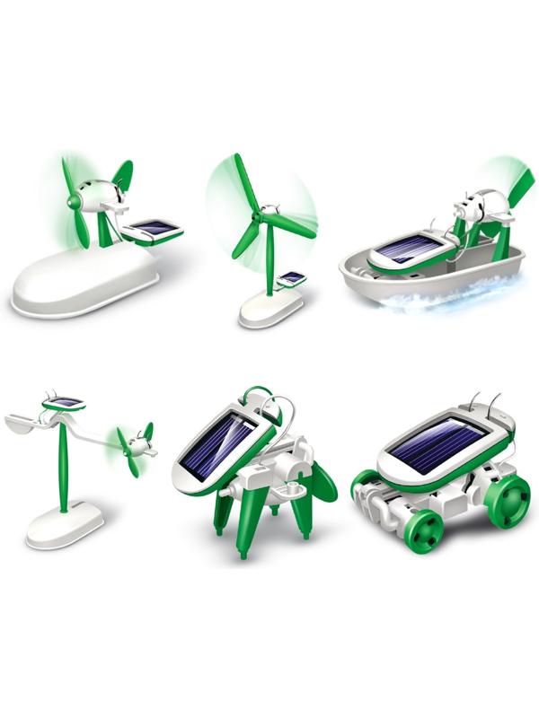 Игровой набор «Солнцебот», 6 в 1, работает от солнечной батареи, в пакете