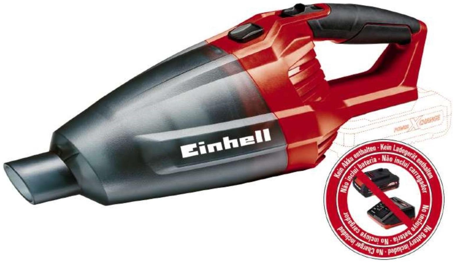 Пылесос аккумуляторный Einhell TE-VC 18 Li-Solo, 4.2 кПа, 540 мл емкость, БЕЗ АКБ И ЗУ
