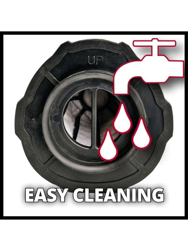 Пылесос аккумуляторный Einhell TE-VC 18 Li-Solo, 4.2 кПа, 540 мл емкость, БЕЗ АКБ И ЗУ