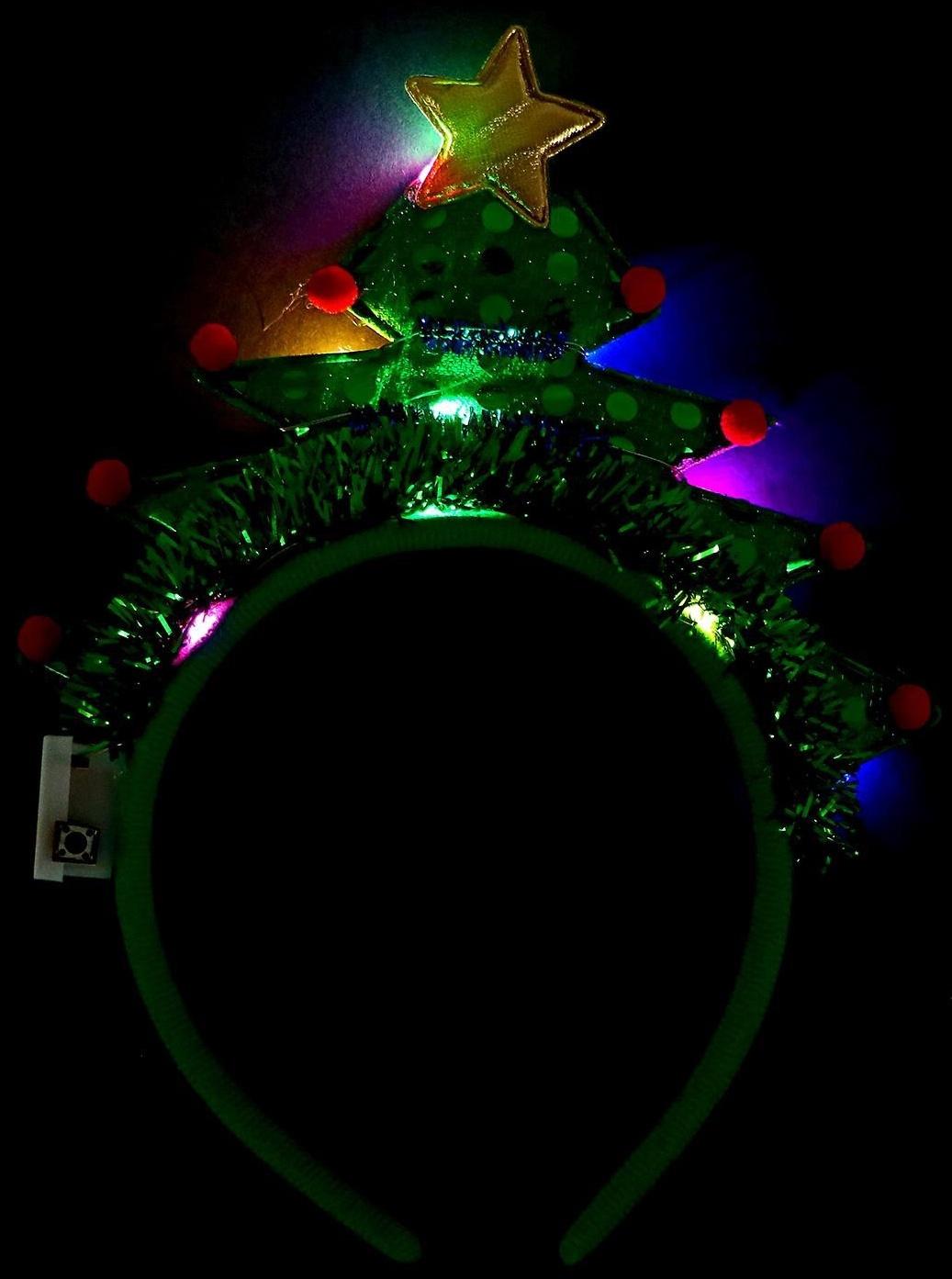 Карнавальный ободок «Ёлочка», световой