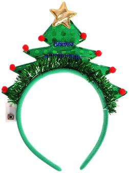 Карнавальный ободок «Ёлочка», световой