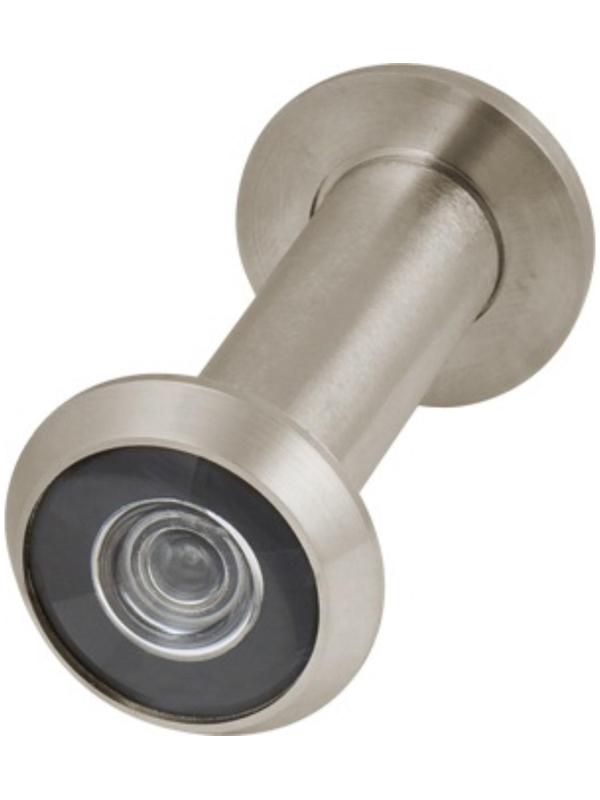 Глазок дверной, стеклянная оптика DVG2, 16/55х85 SN, цвет никель