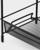 Этажерка 2х-ярусная Доляна, 31×17×32,5 см, цвет чёрный