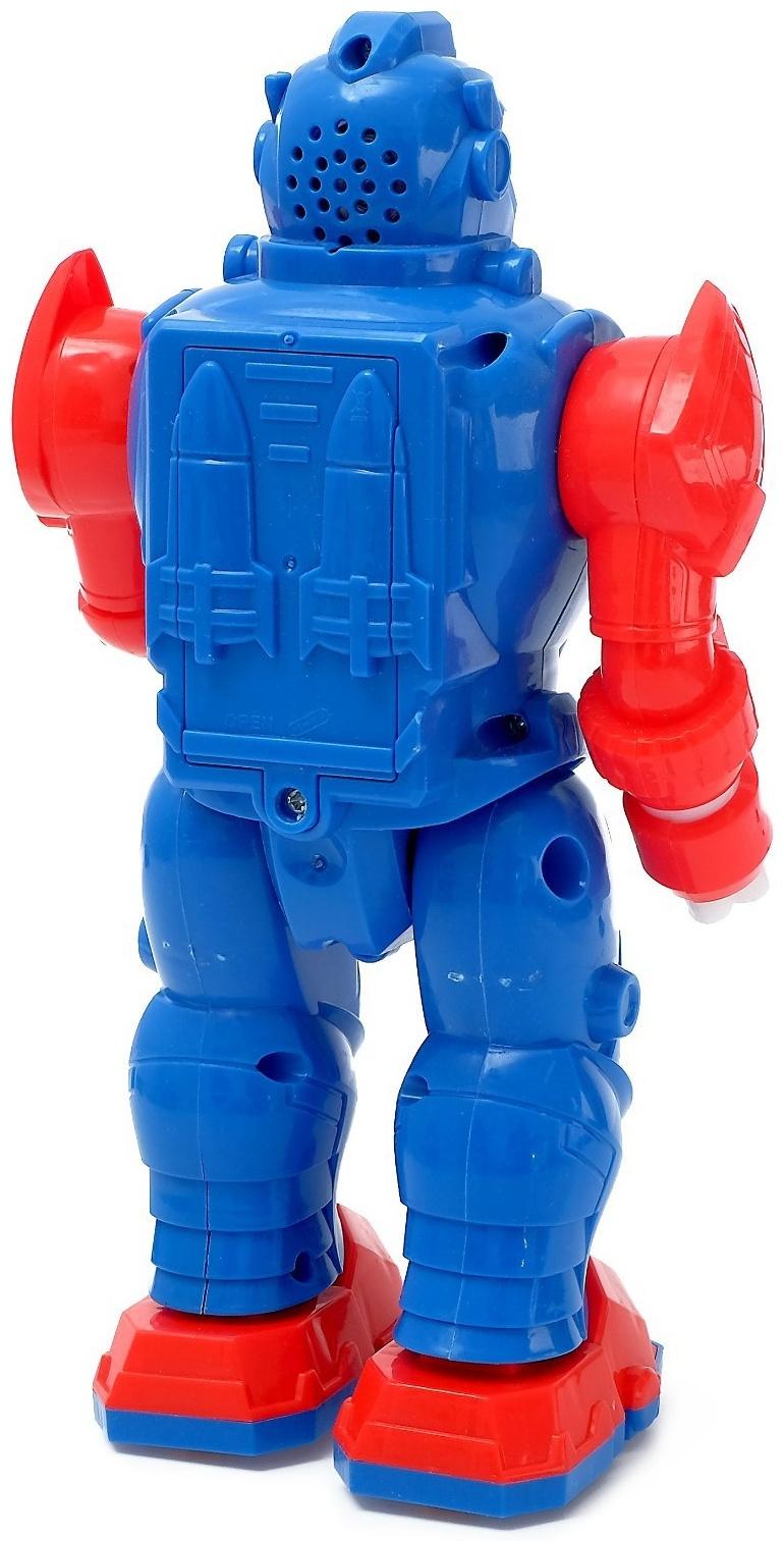 Робот «Храбрец», световые и звуковые эффекты, работает от батареек, цвета МИКС, в пакете