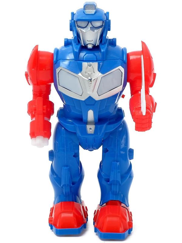 Робот «Храбрец», световые и звуковые эффекты, работает от батареек, цвета МИКС, в пакете