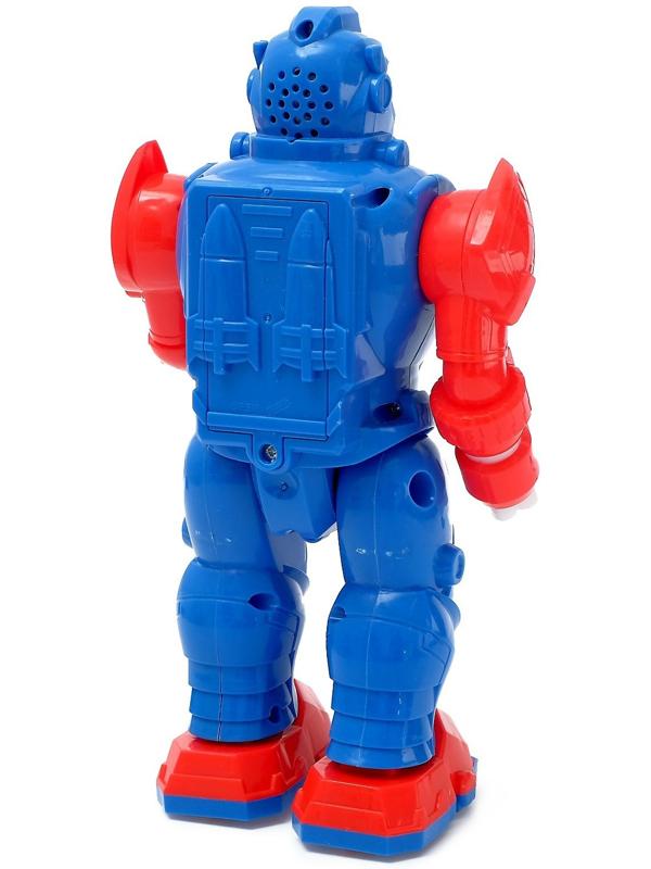 Робот «Храбрец», световые и звуковые эффекты, работает от батареек, цвета МИКС, в пакете