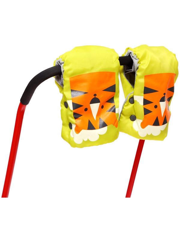 Санки «Тимка 3К» с рукавичками, цвет алый