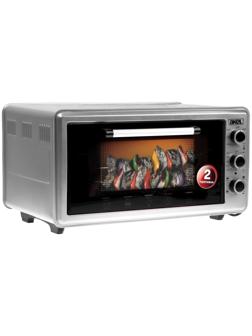 Мини-печь AKEL AF-940, 1300 Вт, 48 л, 80-320°С, таймер, гриль, серебристая