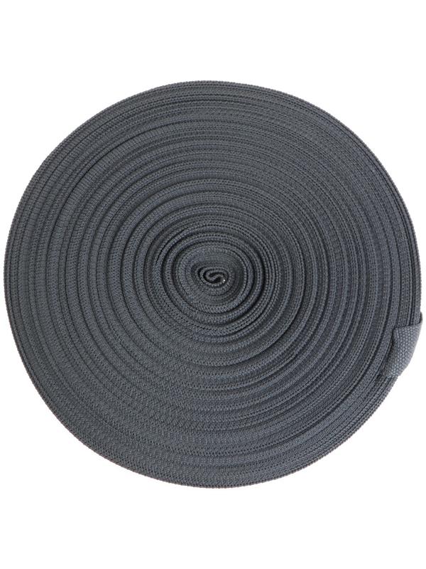 Стропа ременная 30 мм, для окантовки eva ковриков, катушка 50 м, тёмно-серая