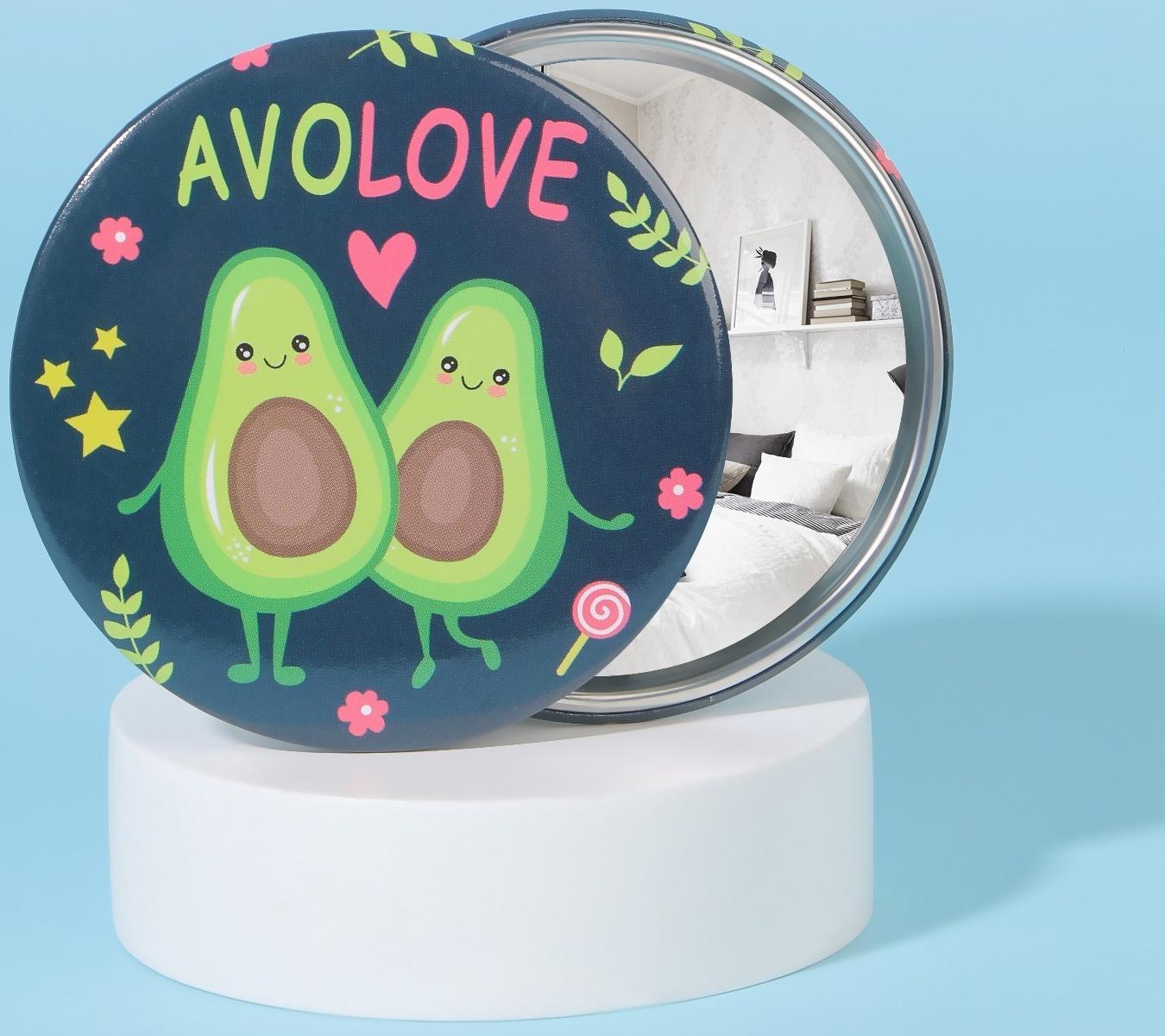 Зеркало «AVOLOVE», d = 7 см, разноцветное