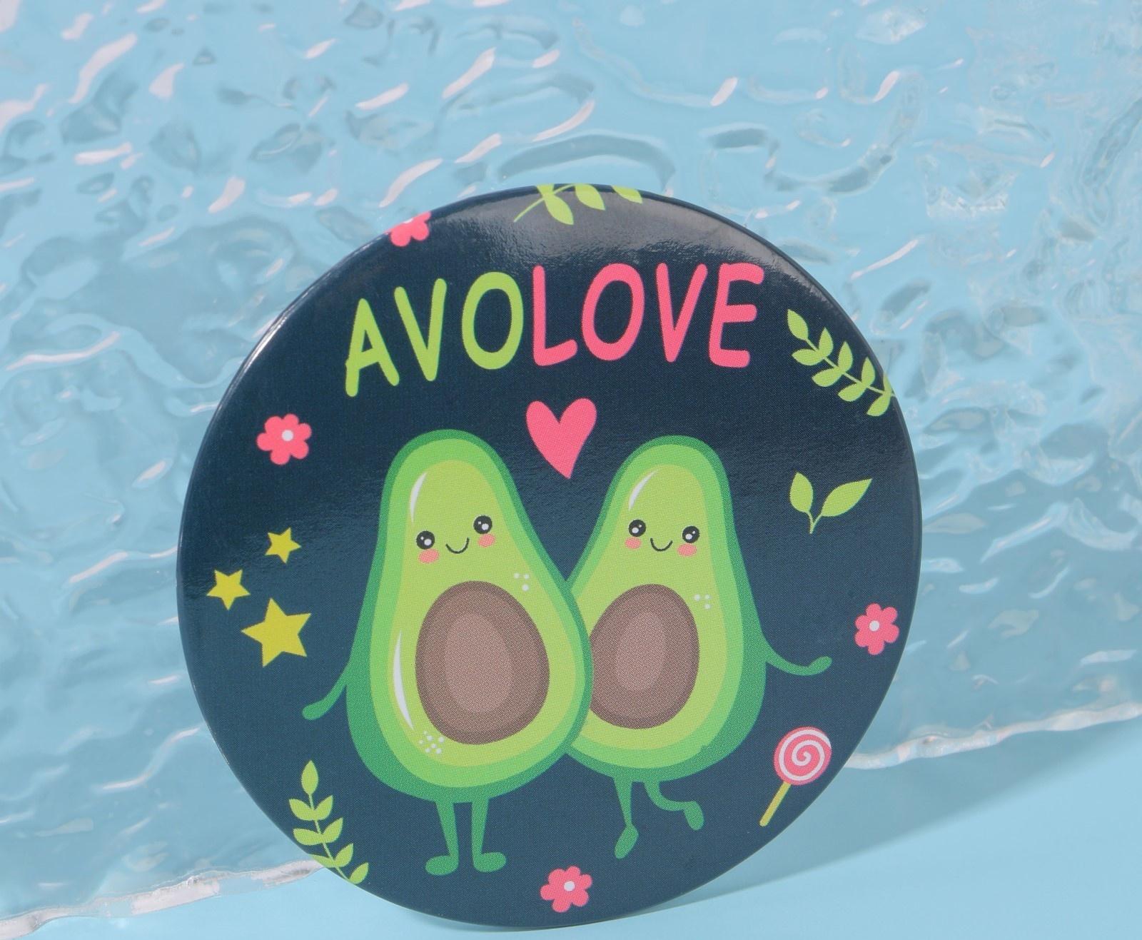 Зеркало «AVOLOVE», d = 7 см, разноцветное