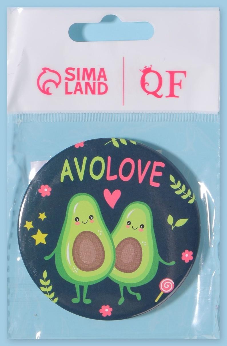 Зеркало «AVOLOVE», d = 7 см, разноцветное