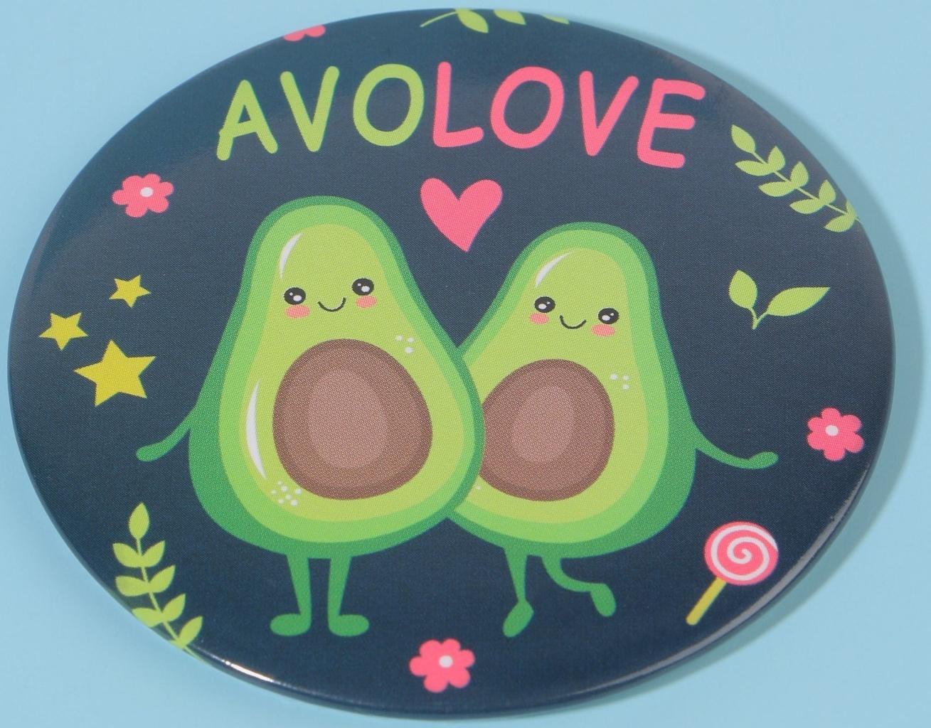 Зеркало «AVOLOVE», d = 7 см, разноцветное