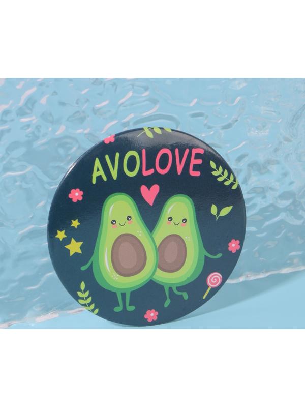 Зеркало «AVOLOVE», d = 7 см, разноцветное