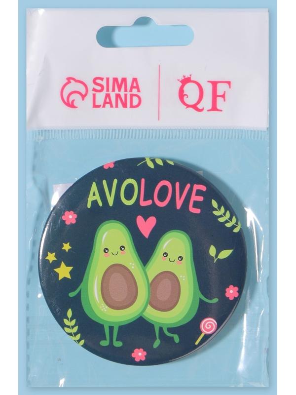 Зеркало «AVOLOVE», d = 7 см, разноцветное