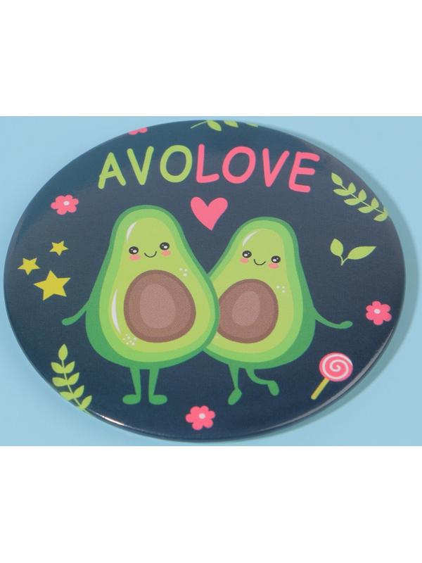 Зеркало «AVOLOVE», d = 7 см, разноцветное