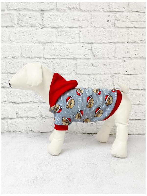 Футболка для собак с капюшоном 