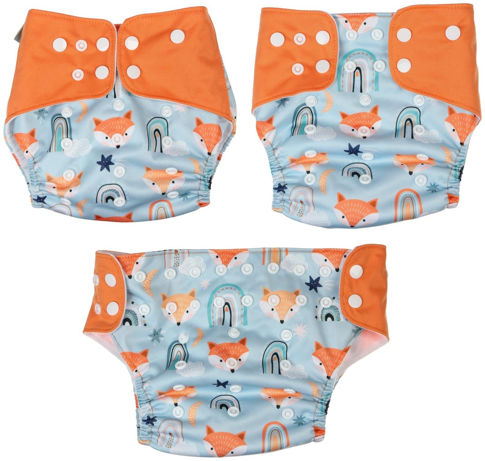 Трусики-подгузник, многоразовый, «Лисички»