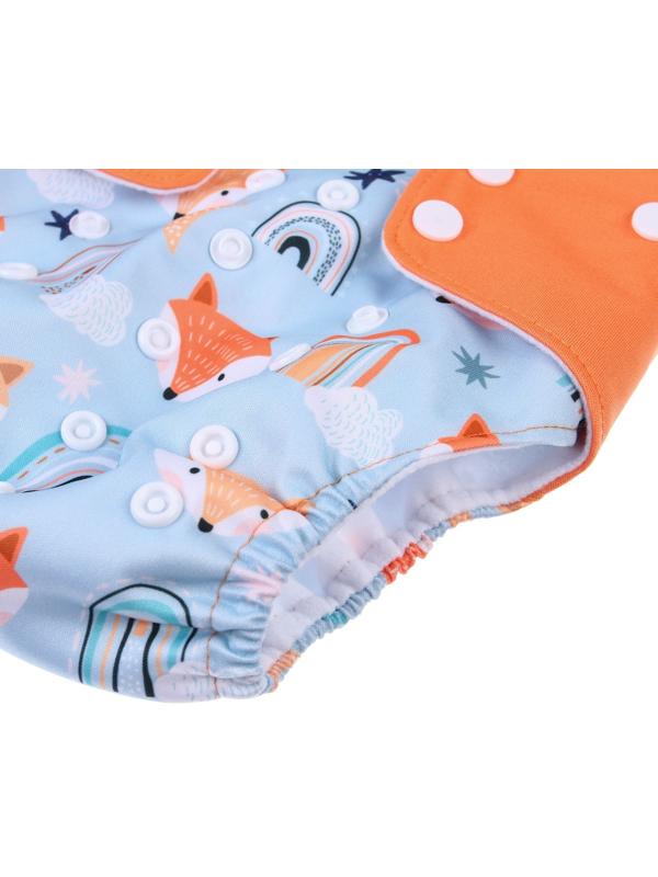 Трусики-подгузник, многоразовый, «Лисички»