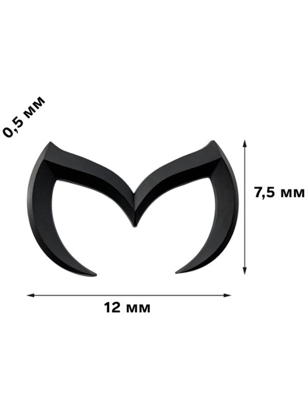 Накладка на автомобиль мазда, черный
