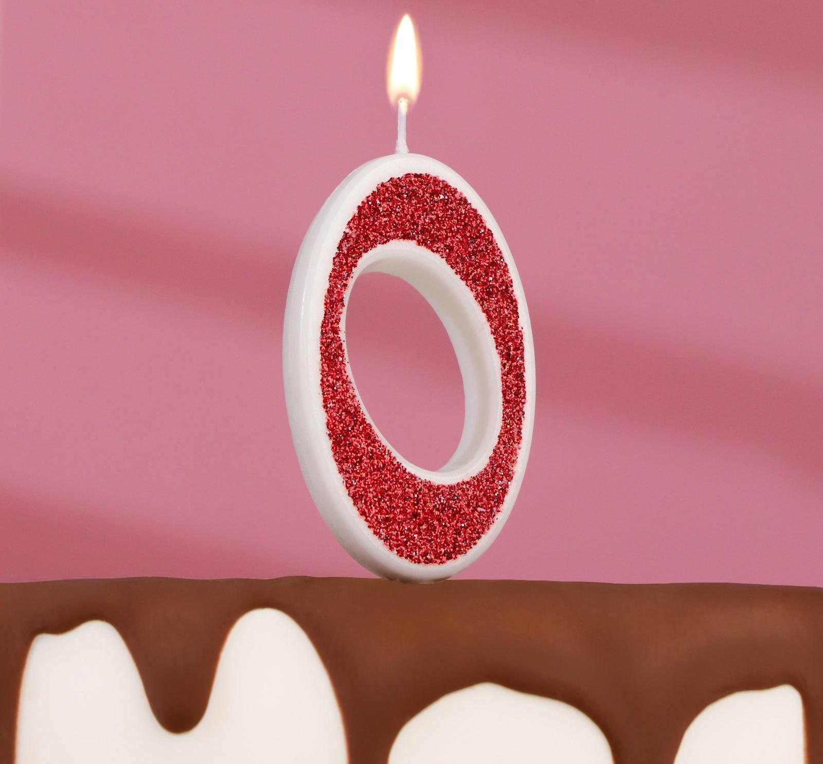 Свеча в торт на шпажке 