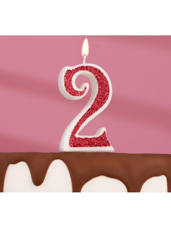 Свеча в торт на шпажке 