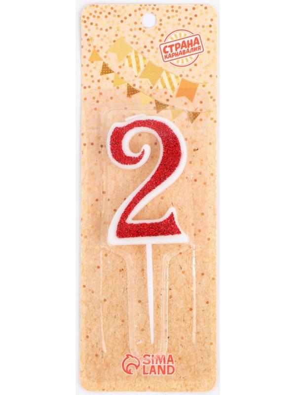 Свеча в торт на шпажке 