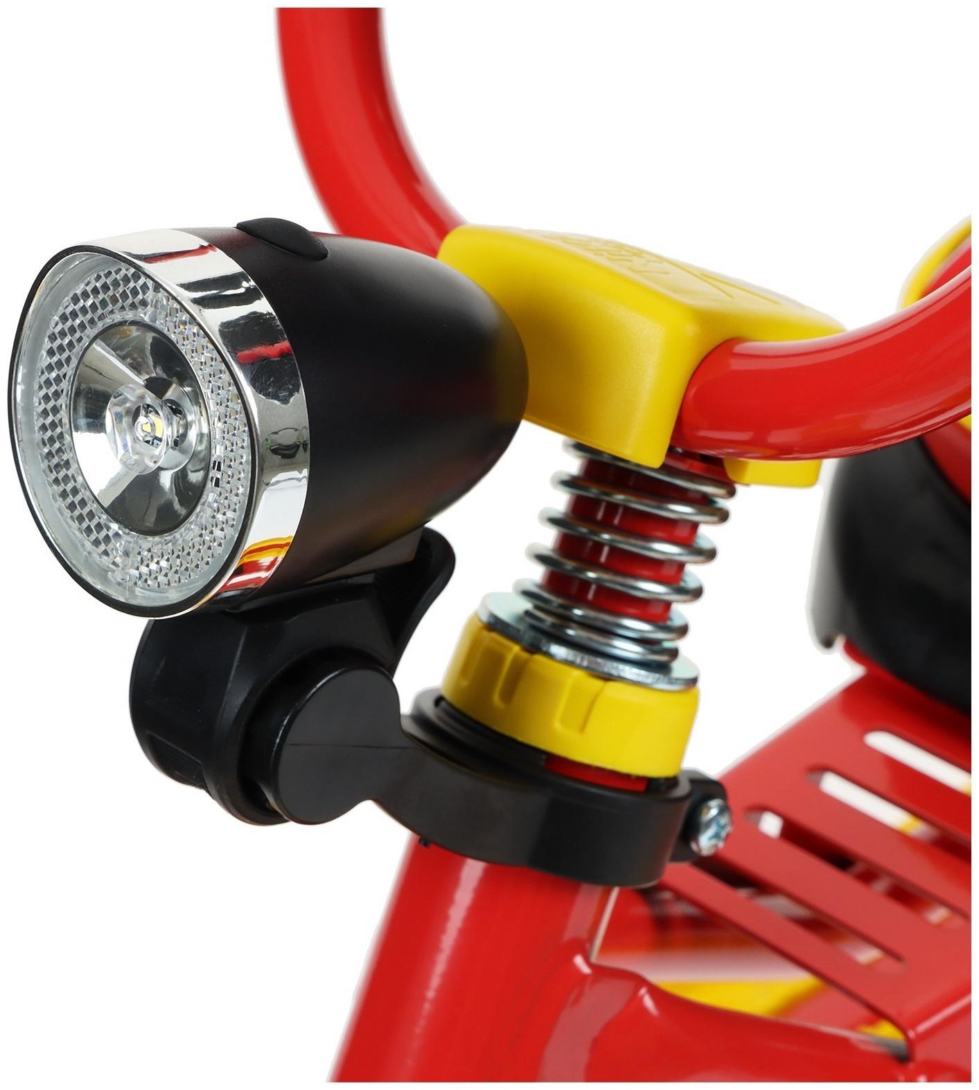 Снегокат Nika Snowdrive, СНД3/SD4, цвет красный/жёлтый