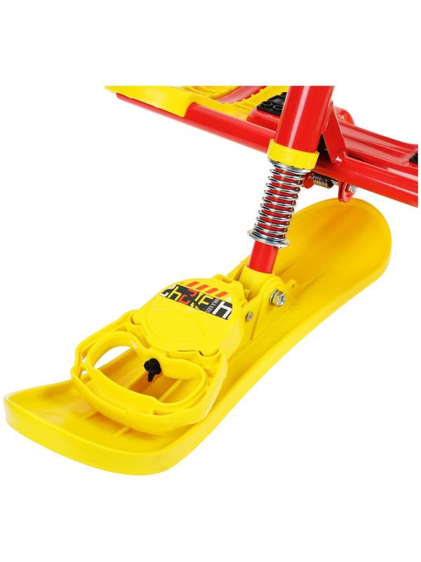 Снегокат Nika Snowdrive, СНД3/SD4, цвет красный/жёлтый