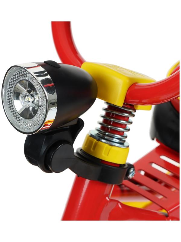 Снегокат Nika Snowdrive, СНД3/SD4, цвет красный/жёлтый