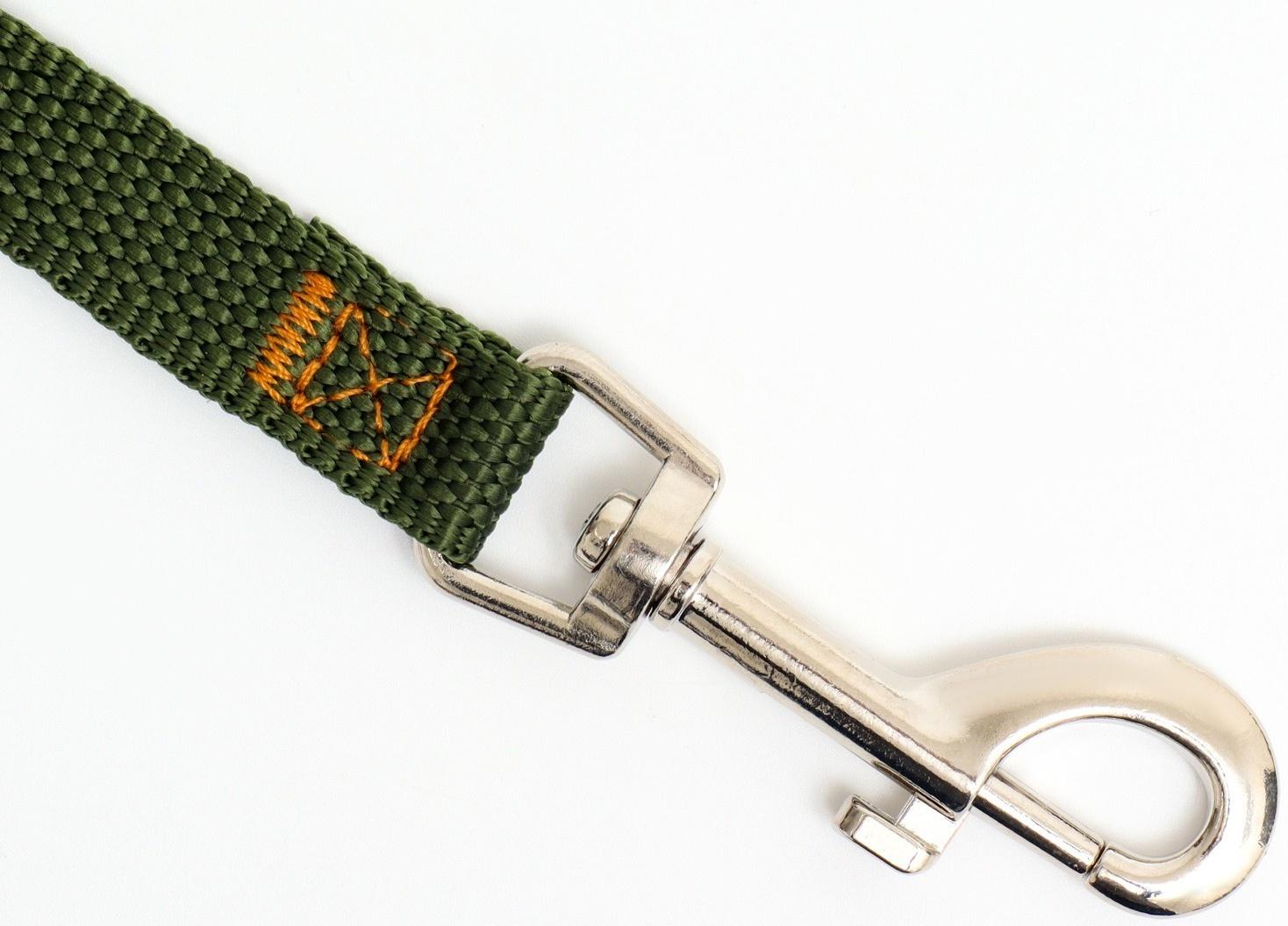 Поводок 2 м х 1,5 см, зелёный