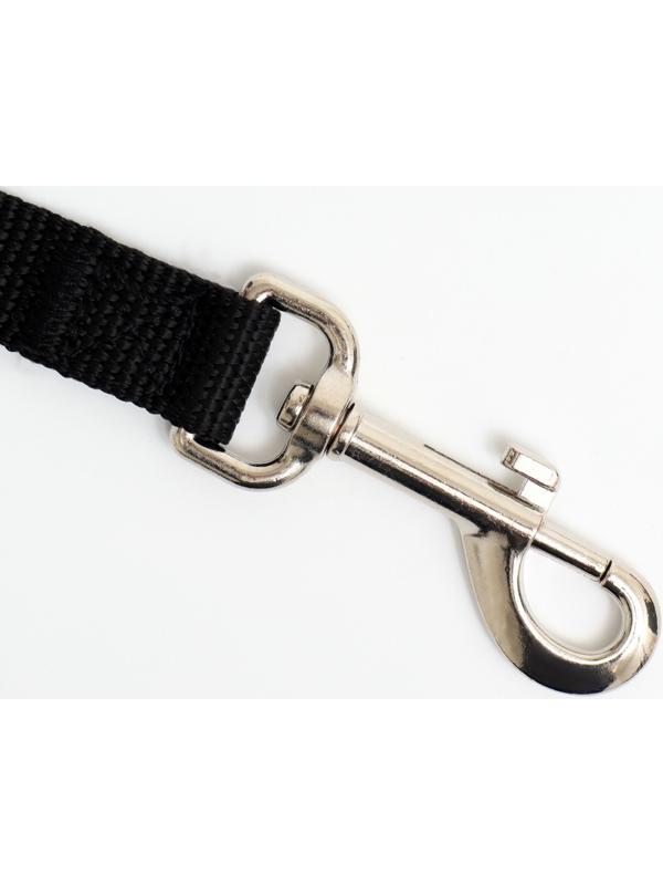 Поводок 3 м х 2 см,чёрный