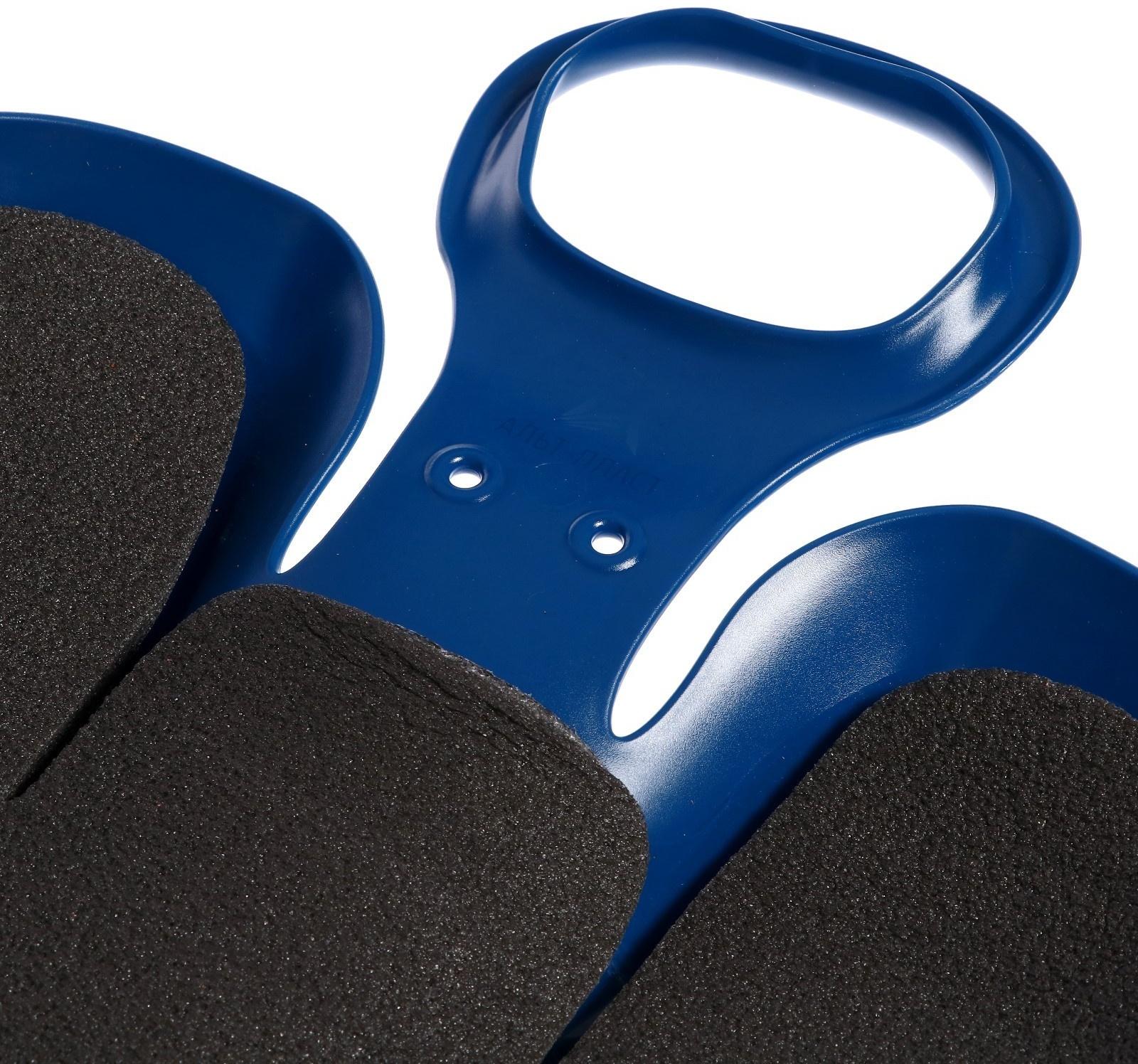 Санки-ледянки «Вираж», с мягкой сидушкой, 39×37×14 см, МИКС