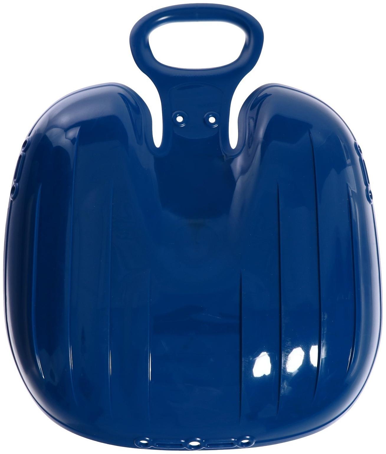 Санки-ледянки «Вираж», с мягкой сидушкой, 39×37×14 см, МИКС