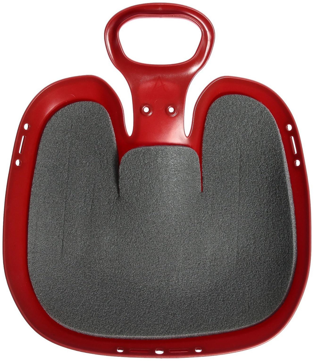 Санки-ледянки «Вираж», с мягкой сидушкой, 39×37×14 см, МИКС