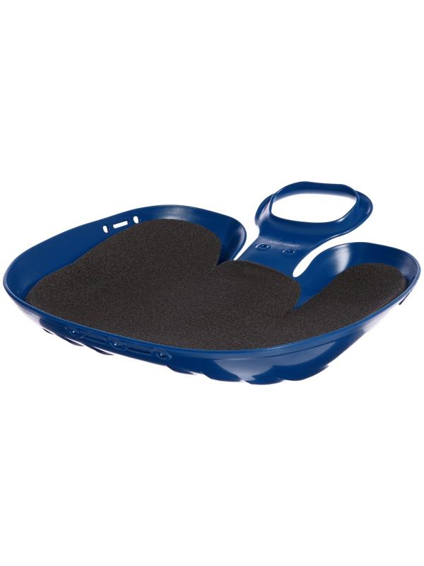 Санки-ледянки «Вираж», с мягкой сидушкой, 39×37×14 см, МИКС