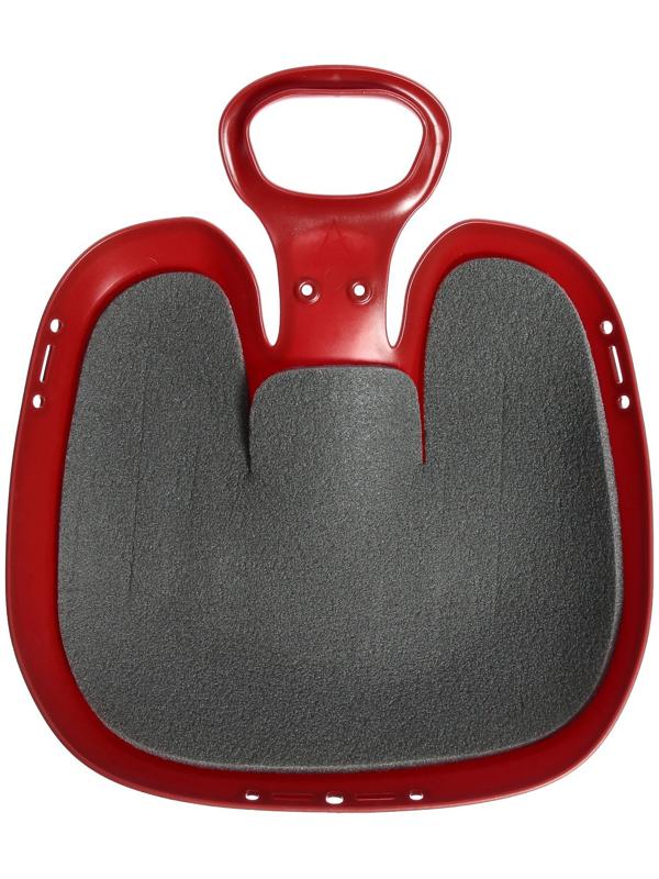 Санки-ледянки «Вираж», с мягкой сидушкой, 39×37×14 см, МИКС